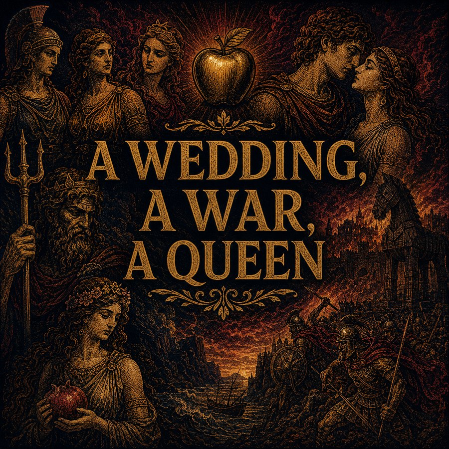 A Wedding, A War, A Queen cover art
